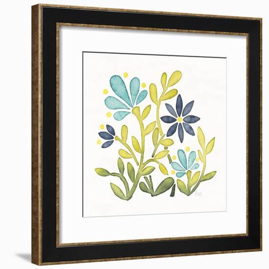 Garden Getaway Flowers IV-Laura Marshall-Framed Art Print