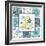 Garden Getaway Patchwork IV-Laura Marshall-Framed Art Print