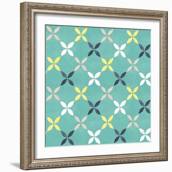 Garden Getaway Pattern IID-Laura Marshall-Framed Art Print