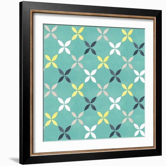 Garden Getaway Pattern IID-Laura Marshall-Framed Art Print