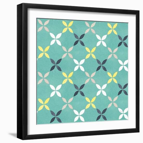 Garden Getaway Pattern IID-Laura Marshall-Framed Art Print