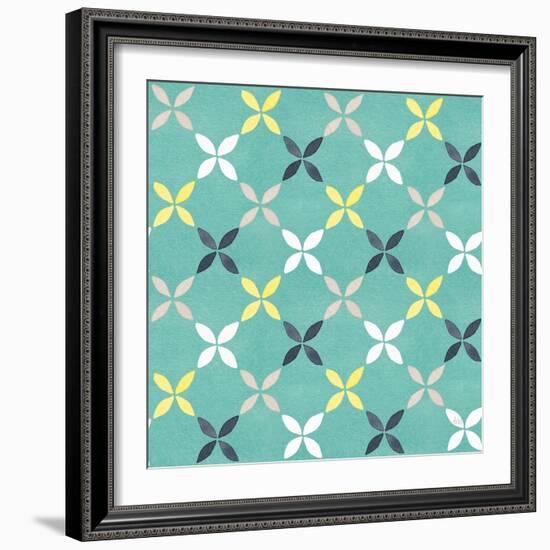 Garden Getaway Pattern IID-Laura Marshall-Framed Art Print