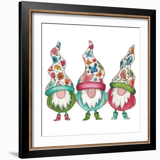 Garden Gnomes-Elizabeth Medley-Framed Art Print