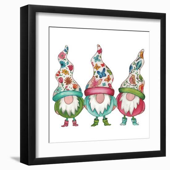 Garden Gnomes-Elizabeth Medley-Framed Art Print