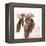 Garden Goat II-Victoria Borges-Framed Stretched Canvas