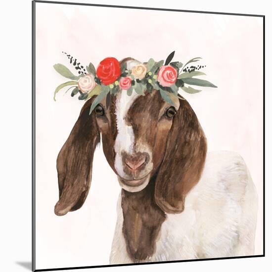 Garden Goat II-Victoria Borges-Mounted Art Print