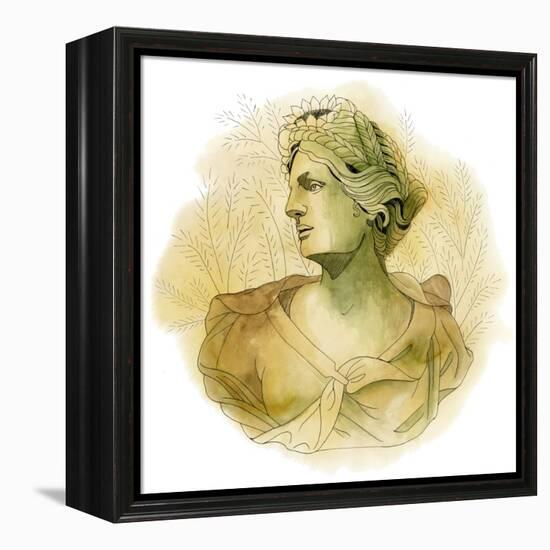 Garden Goddess IV-Grace Popp-Framed Stretched Canvas