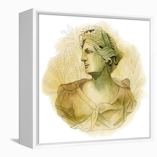 Garden Goddess IV-Grace Popp-Framed Stretched Canvas