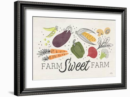 Garden Goodies I Cream-Laura Marshall-Framed Art Print