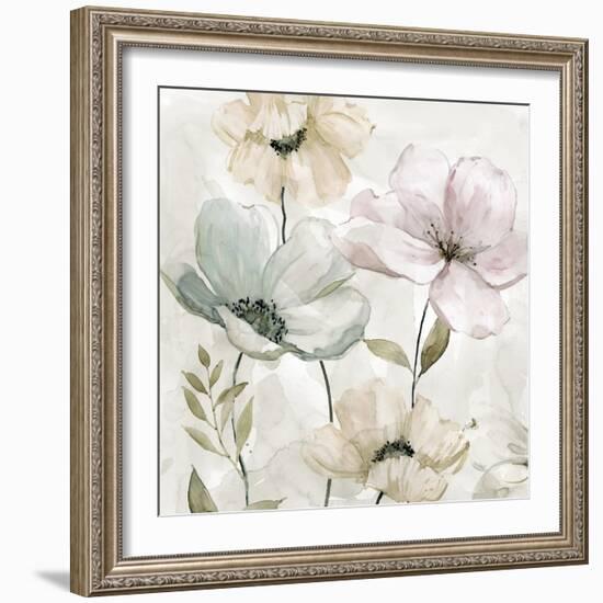 Garden Grays - Detail I-Carol Robinson-Framed Art Print