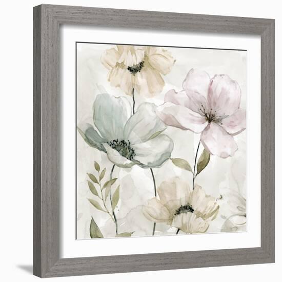 Garden Grays - Detail I-Carol Robinson-Framed Art Print