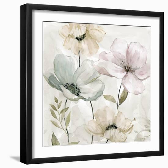 Garden Grays - Detail I-Carol Robinson-Framed Art Print