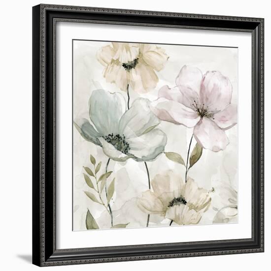 Garden Grays - Detail I-Carol Robinson-Framed Art Print