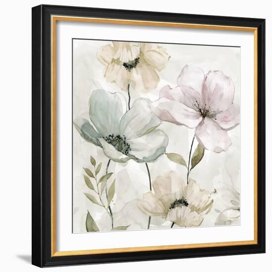 Garden Grays - Detail I-Carol Robinson-Framed Art Print