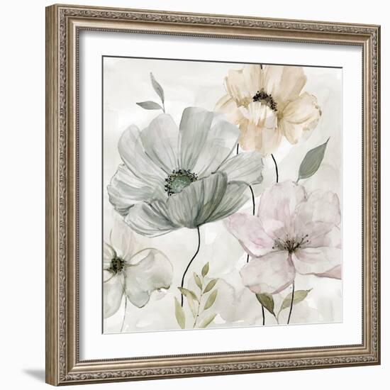 Garden Grays - Detail II-Carol Robinson-Framed Art Print