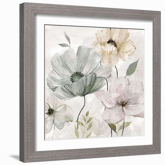 Garden Grays - Detail II-Carol Robinson-Framed Art Print