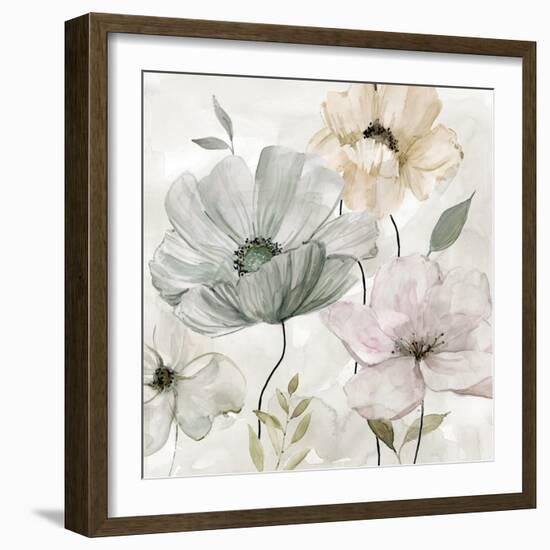 Garden Grays - Detail II-Carol Robinson-Framed Art Print