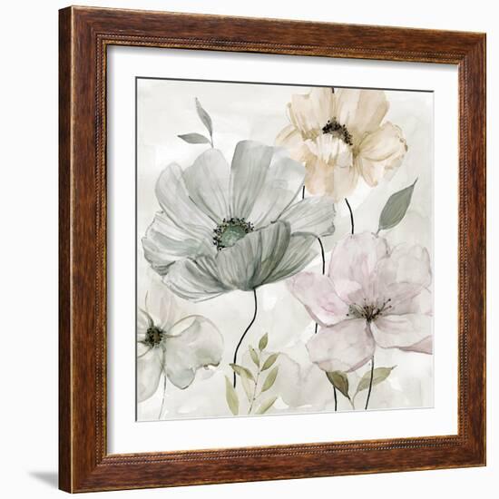 Garden Grays - Detail II-Carol Robinson-Framed Art Print