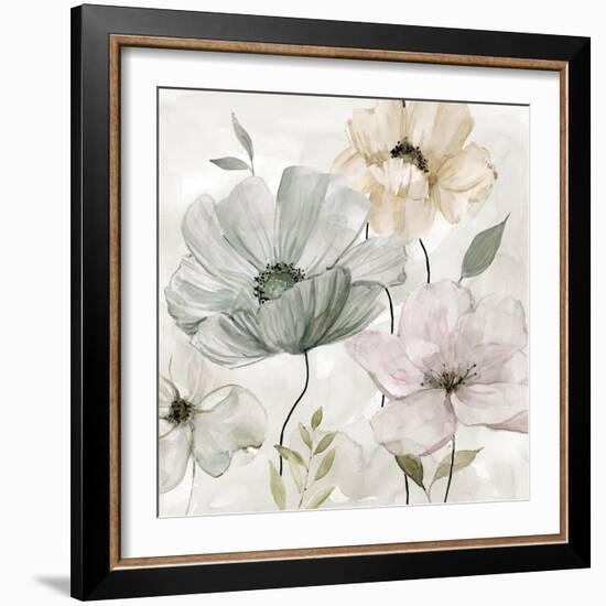 Garden Grays - Detail II-Carol Robinson-Framed Art Print