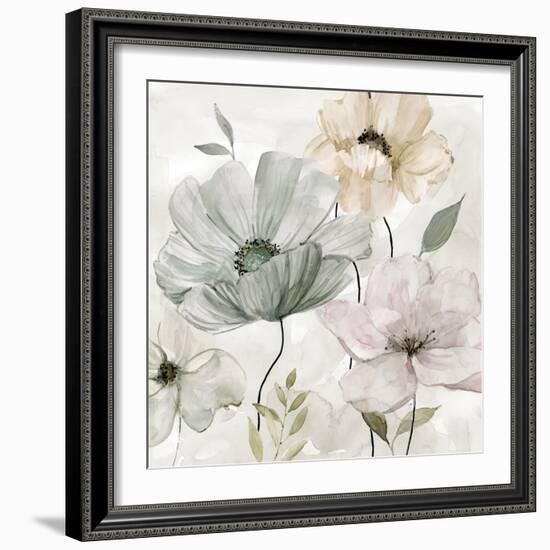 Garden Grays - Detail II-Carol Robinson-Framed Art Print