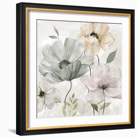 Garden Grays - Detail II-Carol Robinson-Framed Art Print