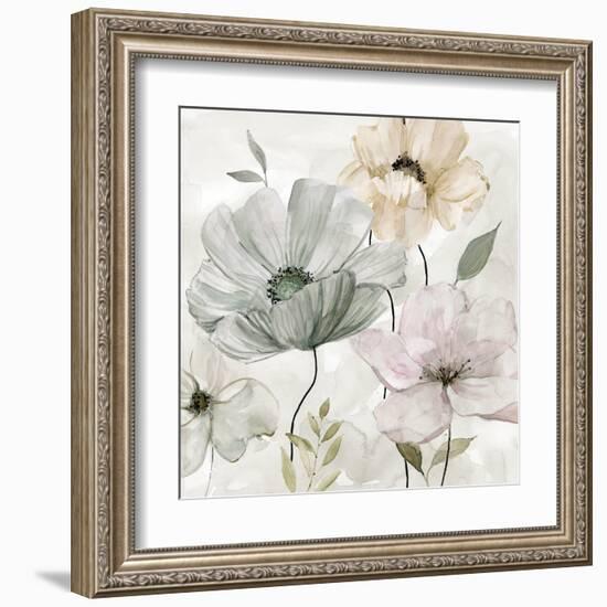 Garden Grays - Detail II-Carol Robinson-Framed Art Print