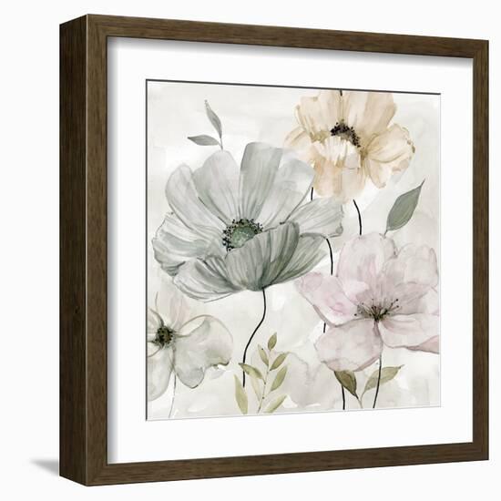 Garden Grays - Detail II-Carol Robinson-Framed Art Print