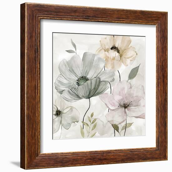 Garden Grays - Detail II-Carol Robinson-Framed Art Print