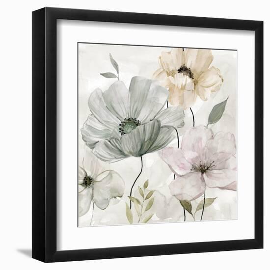 Garden Grays - Detail II-Carol Robinson-Framed Art Print