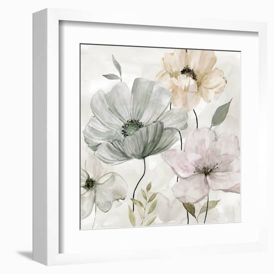 Garden Grays - Detail II-Carol Robinson-Framed Art Print