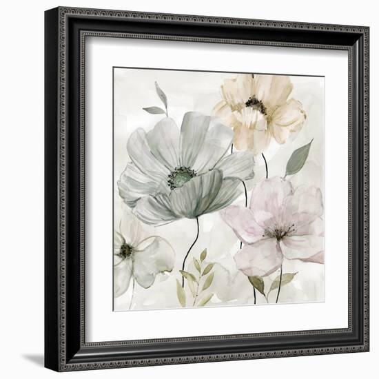 Garden Grays - Detail II-Carol Robinson-Framed Art Print