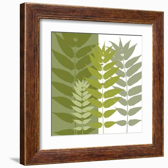 Garden Greens-Erin Clark-Framed Art Print