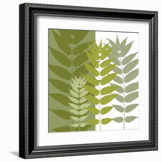 Garden Greens-Erin Clark-Framed Art Print