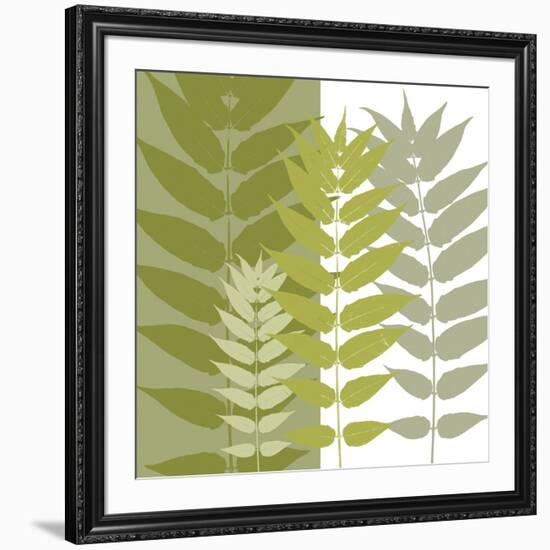 Garden Greens-Erin Clark-Framed Art Print