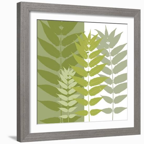 Garden Greens-Erin Clark-Framed Art Print