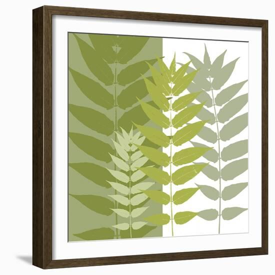 Garden Greens-Erin Clark-Framed Art Print