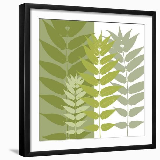 Garden Greens-Erin Clark-Framed Art Print