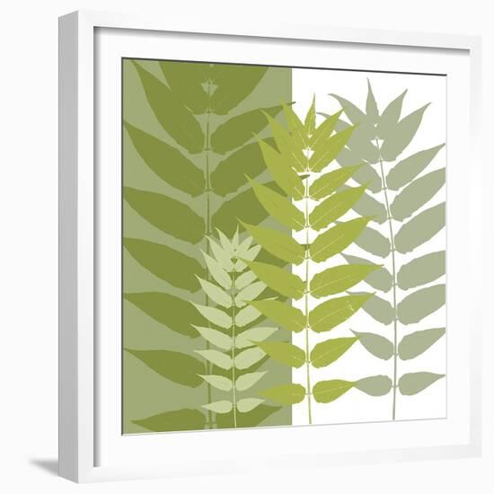 Garden Greens-Erin Clark-Framed Art Print