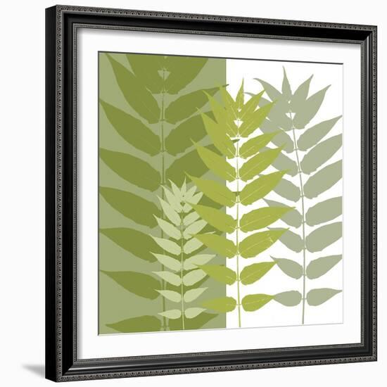 Garden Greens-Erin Clark-Framed Art Print