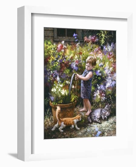 Garden Helpers-Jim Daly-Framed Art Print