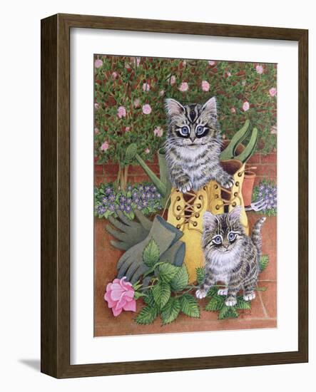 Garden Helpers-Pat Scott-Framed Giclee Print