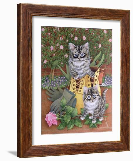 Garden Helpers-Pat Scott-Framed Giclee Print