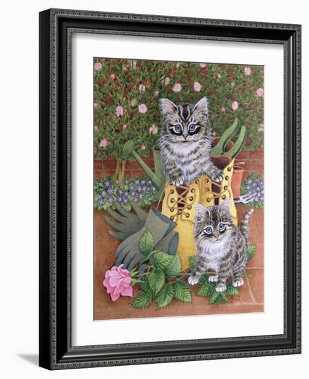 Garden Helpers-Pat Scott-Framed Giclee Print