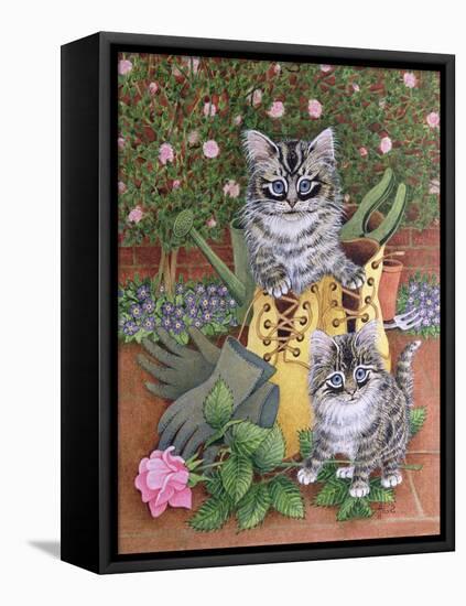 Garden Helpers-Pat Scott-Framed Premier Image Canvas