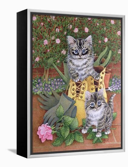 Garden Helpers-Pat Scott-Framed Premier Image Canvas