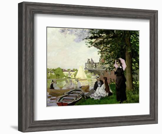 Garden House on the Zaan, Zaandam, 1871-Claude Monet-Framed Giclee Print