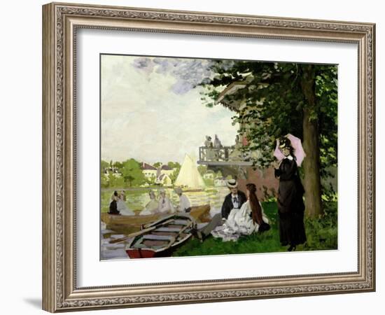 Garden House on the Zaan, Zaandam, 1871-Claude Monet-Framed Giclee Print