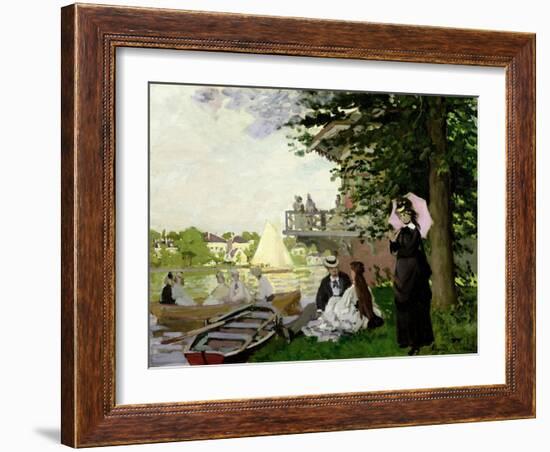 Garden House on the Zaan, Zaandam, 1871-Claude Monet-Framed Giclee Print