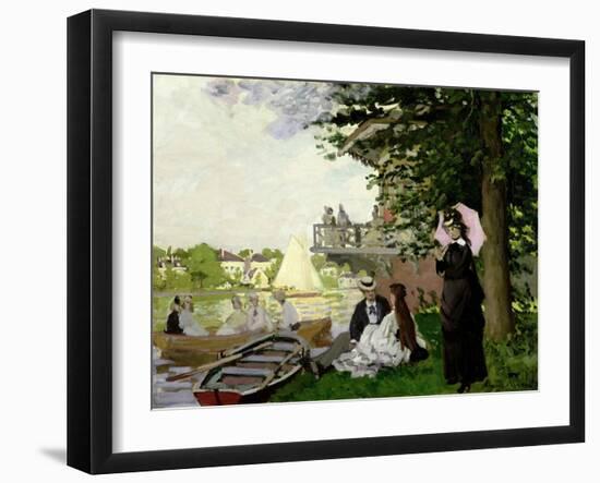 Garden House on the Zaan, Zaandam, 1871-Claude Monet-Framed Giclee Print