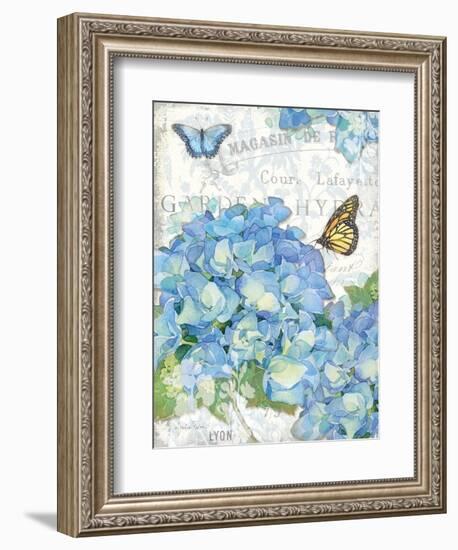 Garden Hydrangea I-Julie Paton-Framed Premium Giclee Print